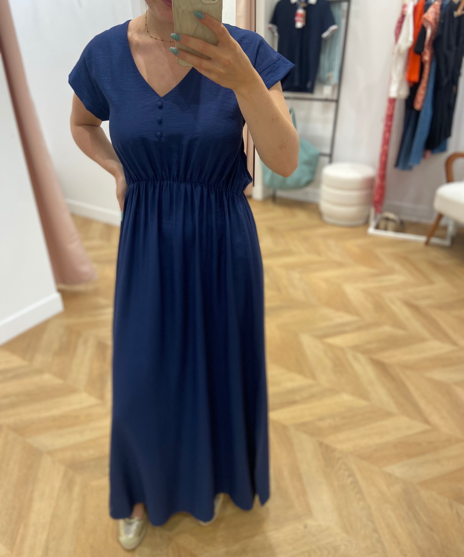 Robe Paprika - Marine - C'EST BEAU LA VIE