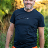 T-shirt homme uni Cumum - Marine foncé - Sun Valley homme