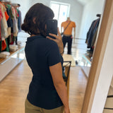 Polo côtelé femme Perlarama - Bleu marine - Sun Valley femme