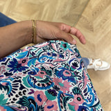 Blouse imprimée à manches courte Lisbonne - Rose pop - C'EST BEAU LA VIE