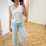 Jean large Betty - Bleu clair - C'EST BEAU LA VIE