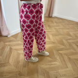 Pantalon fluide imprimé Bloom - Framboise - C'EST BEAU LA VIE