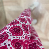 Pantalon fluide imprimé Bloom - Framboise - C'EST BEAU LA VIE