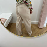 Pantalon large Sarah - Sable - C'EST BEAU LA VIE
