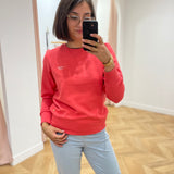 Sweat uni Fiona - Rouge - C'EST BEAU LA VIE