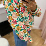 Chemises à fleurs Frimousse - Vert - C'EST BEAU LA VIE !