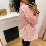 Chemise ample à manches longues Fiji - Rose clair - C'EST BEAU LA VIE !