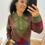 Pull Book - Vert mousse - C'EST BEAU LA VIE
