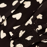 Blouse imprimé coeurs Cliff - Higher Love - FABIENNE CHAPOT