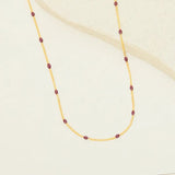 Collier Zoelie - Bordeaux - FEEKA
