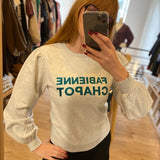 Sweat shirt Flo - Gris mélangé - FABIENNE CHAPOT