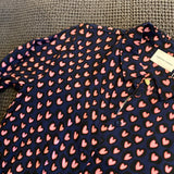 Robe chemise imprimé coeur Hayley Jane - Vainly Navy Antique - FABIENNE CHAPOT