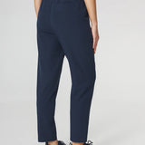Pantalon fluide ceinture élastiquée Linnapan - Marine - TBS Femme