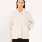 Veste boutonnée polaire sherpa Dreglie - Beige clair - SUN VALLEY FEMME