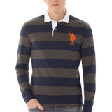 Polo rayé Floy - Marine gris - US POLO