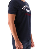 Tee-shirt CLOVEN - Marine - Sun valley homme