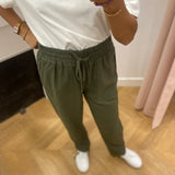 Pantalon jogger fluide Ammeljog – Kaki – TBS Femme