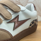 Baskets éclair Aura Emblem - Beige - VANESSA WU