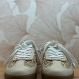 Baskets Aura Initials - Beige et or - VANESSA WU
