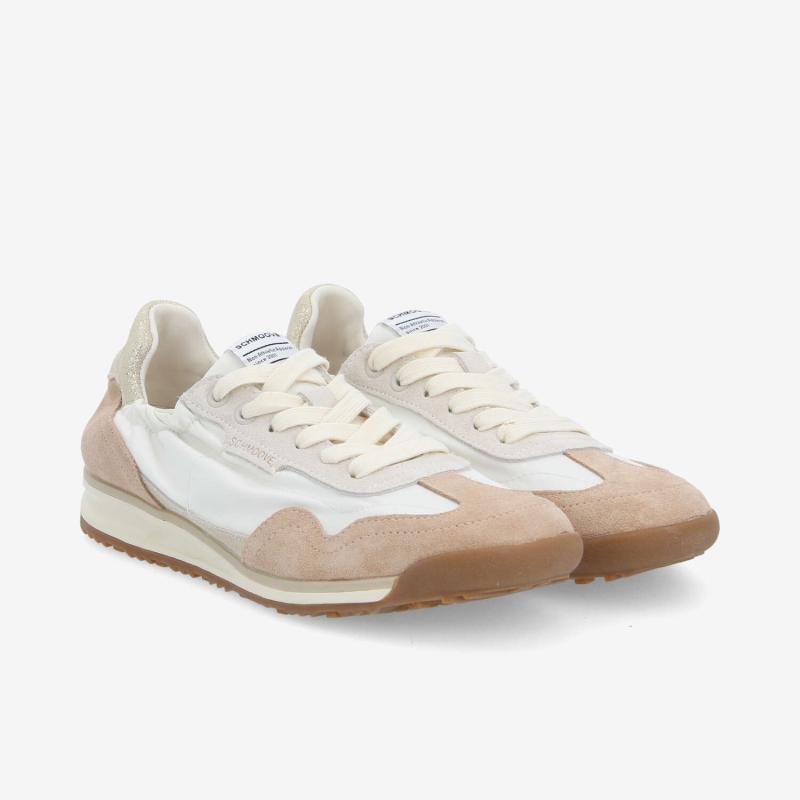 Baskets running chic Camden - Beige doré - SCHMOOVE WOMEN