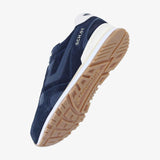 Baskets sportswear en cuir Cape Code Runner - Marine - SCHMOOVE MEN