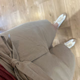 Bermuda en lin avec ceinture à nouer Oxie - SUN VALLEY FEMME