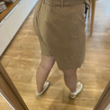 Bermuda en lin avec ceinture à nouer Oxie - SUN VALLEY FEMME