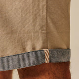 Bermuda ajusté en coton stretch Marati - Beige Mastic - SUN VALLEY HOMME