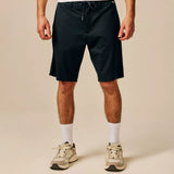 Bermuda en maille souple avec cordon de serrage Monduli - Marine - SUN VALLEY HOMME