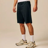 Bermuda en maille souple avec cordon de serrage Monduli - Marine - SUN VALLEY HOMME