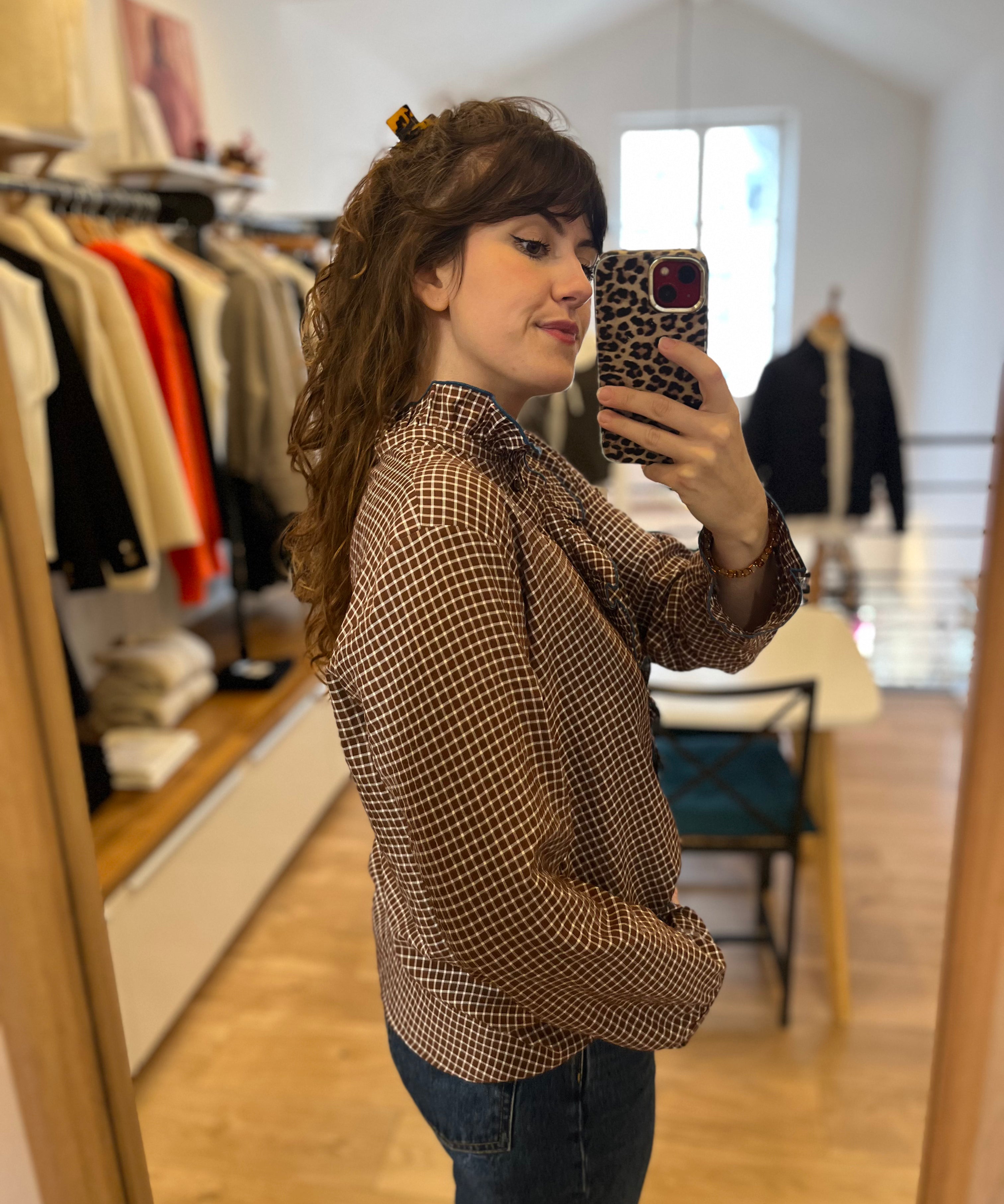 Blouse carreaux Sulli - Jazz - DES PETITS HAUTS