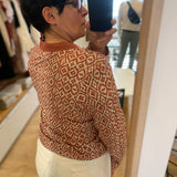 Bombers imprimé Yann - Argile rouge - SUN VALLEY FEMME