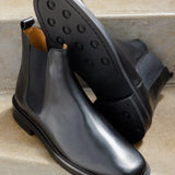 Zoom sur la semelle hybride en cuir et caoutchouc cousue Blake des boots Grant BOBBIES HOMME