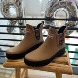 Bottines plates à élastiques tartan Mallow - Beige - BARBOUR FEMME