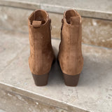 Bottines santiags en daim – LORA vue de dos