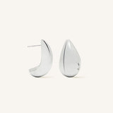 Boucles d'oreilles pendantes gouttes bombées Ednita - FEEKA