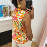 Chemise Imany Imprimé floral – Ecru - C’EST BEAU LA VIE