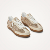 Baskets Aura Initials - Beige et or - VANESSA WU