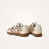 Baskets Aura Initials - Beige et or - VANESSA WU