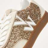 Baskets Aura Initials - Beige et or - VANESSA WU