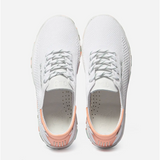 Tennis Jazaria Textile Recyclé - Blanc et Goyave - TBS FEMME