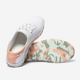 Tennis Jazaria Textile Recyclé - Blanc et Goyave - TBS FEMME