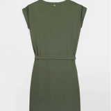 Robe courte ceinturée Adamarob - Kaki - TBS FEMME