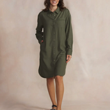 Robe chemise ample Ammelrob - Kaki - TBS FEMME