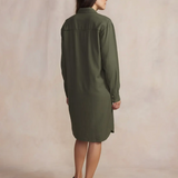 Robe chemise ample Ammelrob - Kaki - TBS FEMME