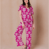 Blouse imprimée Idylla - Raisin - C'EST BEAU LA VIE !