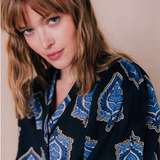 Blouse Serena - Bleu indigo - C'EST BEAU LA VIE !