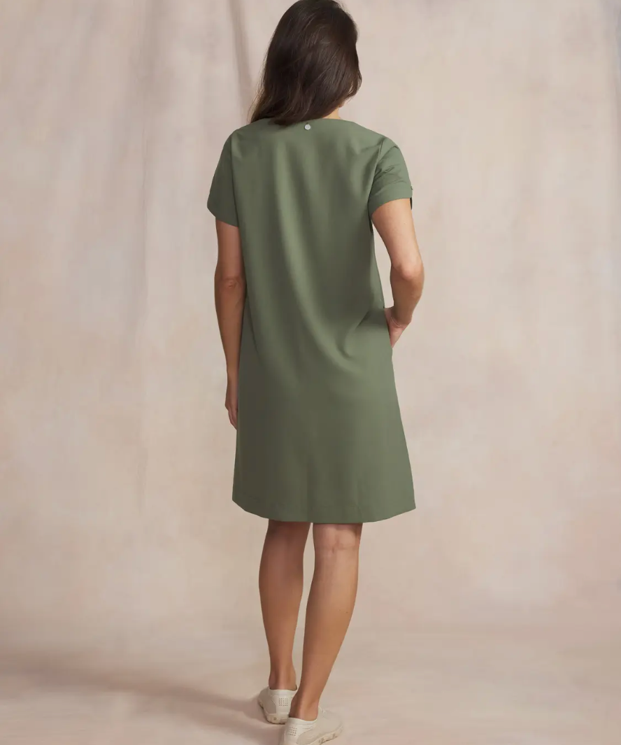 Robe courte Lannarob - Kaki - TBS FEMME