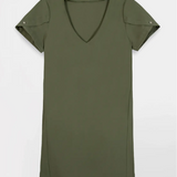 Robe courte Lannarob - Kaki - TBS FEMME