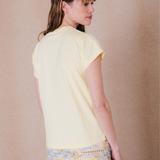 T-shirt brodé Bianca - Blond - C'EST BEAU LA VIE !